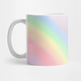 Rainbow Pastel Glitter Mug